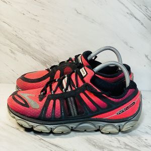 Brooks Pure Flow 2 Running Shoes Womens Size 8.5Pink Black Athletic Gym Sneakers